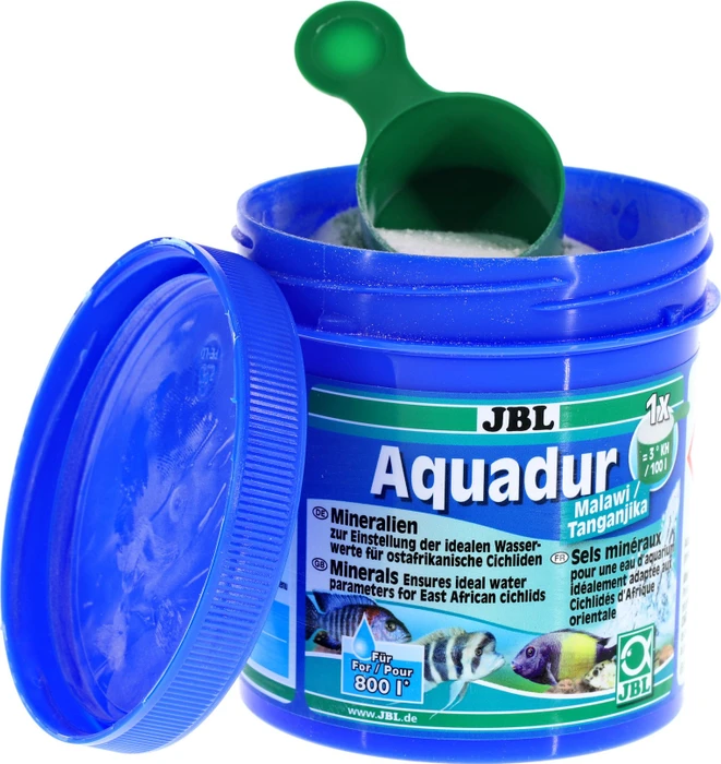 JBL Aquadur Malawi-Tanganjika, Aufhärtungssalz-Wasseraufbereiter für Malawi und Tanganjikasee-Aquarien