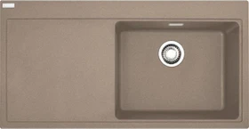 Franke Mythos MTG 611 Einbau Becken rechts mit Ablauffernbedienung cashmere