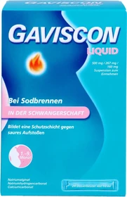Gaviscon Liquid 500 mg/267 mg/160 mg Suspension, 240ml (24x 10ml)