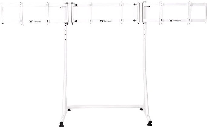 Thermaltake Triple Monitor Stand Pro Snow für Racing Simulator Cockpit GR500, weiß