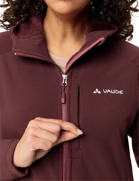Vaude Elope Fleece Hoodie Funktionsjacke dark oak (Damen)