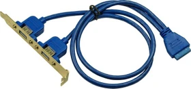 Inter-Tech Slotblende, 2x USB-A 3.0