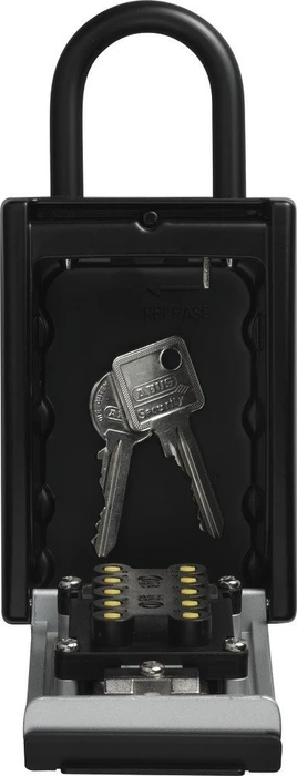 ABUS KeyGarage 777 mit Bügel Schlüsselkasten, schwarz/silber, elektronisches Zahlenschloss (53508) – Bild 3 von 4