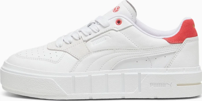 Puma Cali Court Match puma white/tart cherry (Damen)
