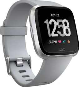 Fitbit Versa Aktivitäts-Tracker grey/silver aluminium