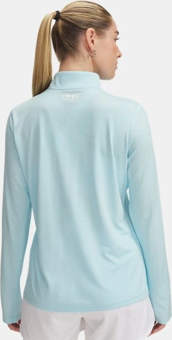 Under Armour Tech Twist Half Zip Funktionsshirt langarm stream/white (Damen)