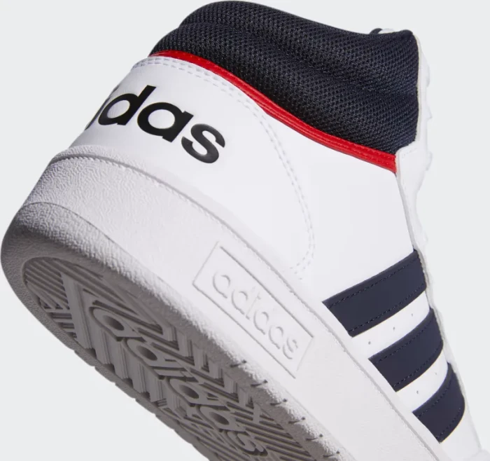 adidas Hoops 3.0 Mid Classic Vintage cloud white/legend ink/vivid red