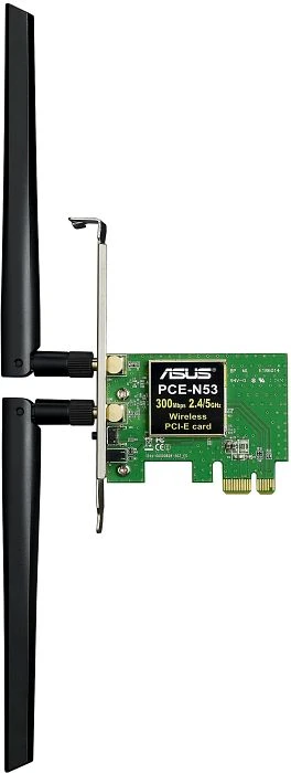 ASUS PCE-N53, 2.4/5GHz, PCIe x1