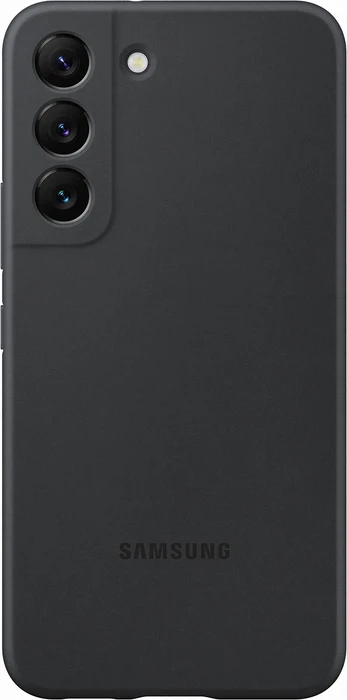 Samsung Silicone Cover für Galaxy S22 schwarz