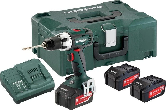 Metabo BS 18 LT Set Akku-Bohrschrauber inkl. Koffer + 3 Akkus 4.0Ah