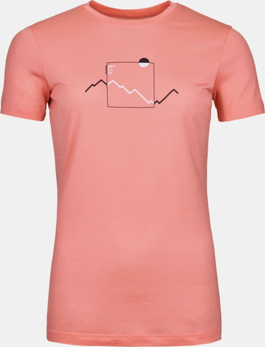 Ortovox 150 Cool Peak Focus Funktionsshirt kurzarm blossom (Damen)