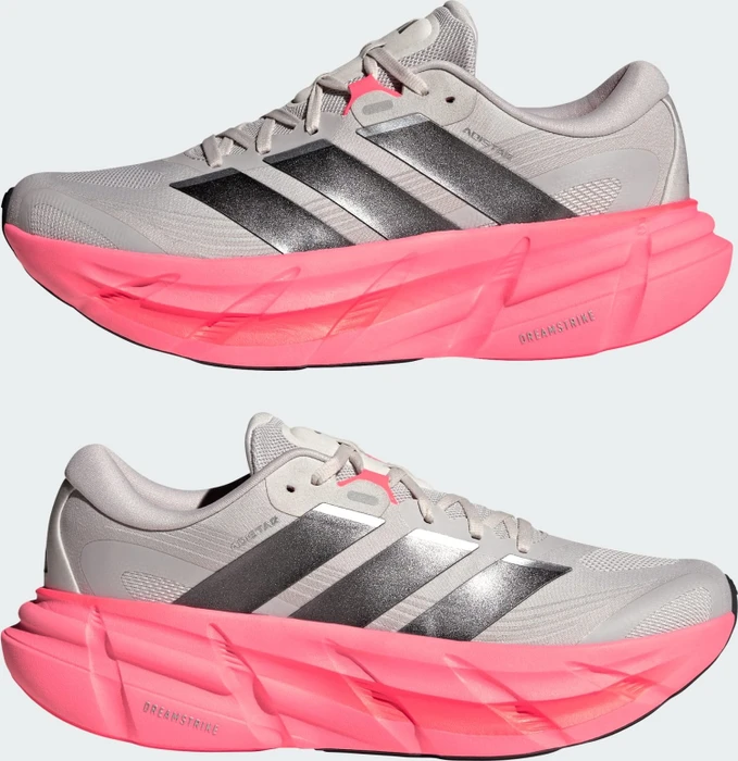 adidas Adistar 5 grey one/iron metallic/acid red (Herren)