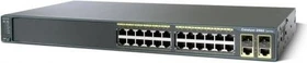 Cisco Catalyst 2960 LAN Base Rackmount Managed Switch, 24x RJ-45, 2x RJ-45/SFP (WS-C2960-24TC-L)