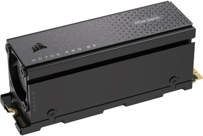 Corsair Force Series MP700 PRO SE 4TB, M.2 2280 / M-Key / PCIe 5.0 x4, Kühlkörper