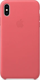Apple Leder Case für iPhone XS Max pfingstrosenpink