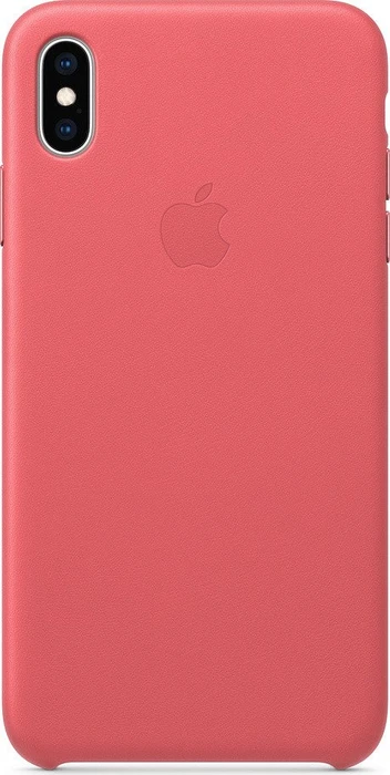 Apple Leder Case für iPhone XS Max pfingstrosenpink