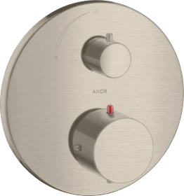Hansgrohe Axor Starck Thermostat Unterputz mit Absperrventil brushed nickel