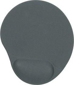 Powerton ERGO PALMA Mauspad mit Handauflage, 255x220mm, grau