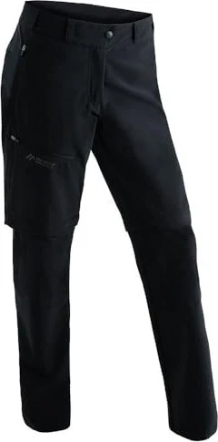 Maier Sports Latit Zip-Off Hose lang schwarz (Damen)