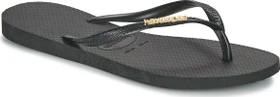 Havaianas Slim Logo Metallic schwarz/gold (Damen)