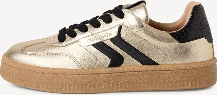 Tamaris Ledersneaker Low gold (Damen)