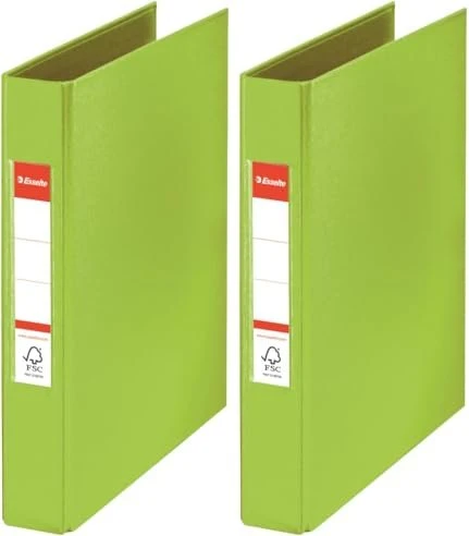 Esselte Standard Ringbuch 2-Ring, 40mm, A5, grün