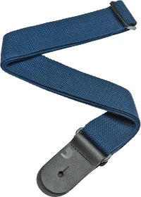D'Addario Cotton Guitar Strap Navy Blue