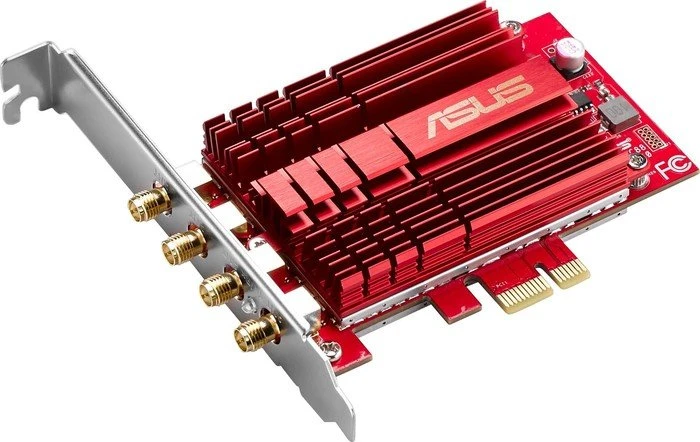 ASUS PCE-AC88, 2.4GHz/5GHz WLAN, PCIe x1
