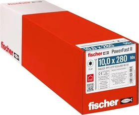 fischer PowerFast FPF II CTP T40 10x280 BC 50 Holzbauschraube, 10x280mm, 50 Stück