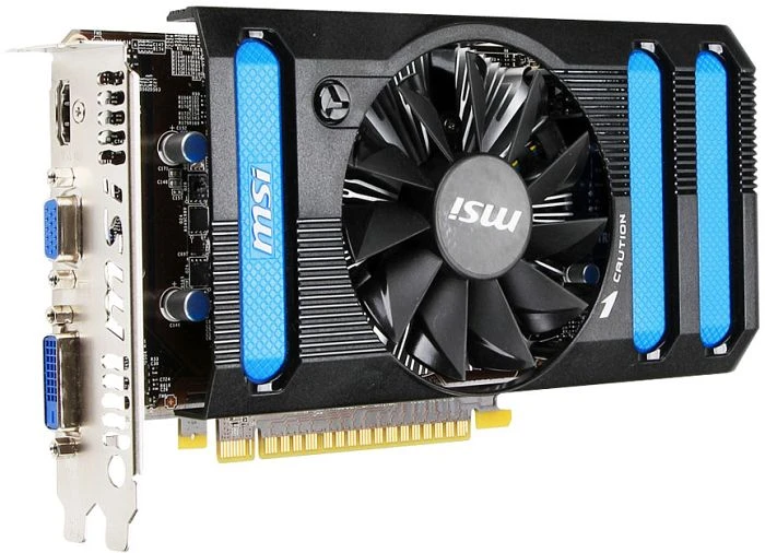 MSI GeForce GTX 650 Ti, N650Ti-1GD5V1, 1GB GDDR5, VGA, DVI, HDMI
