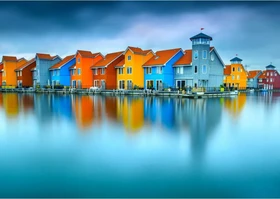 ENJOY Puzzle Houses on Water, Groningen, Netherlands
