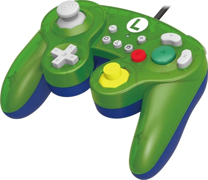 Hori Battle Pad Controller Luigi Edition grün/blau (Switch)