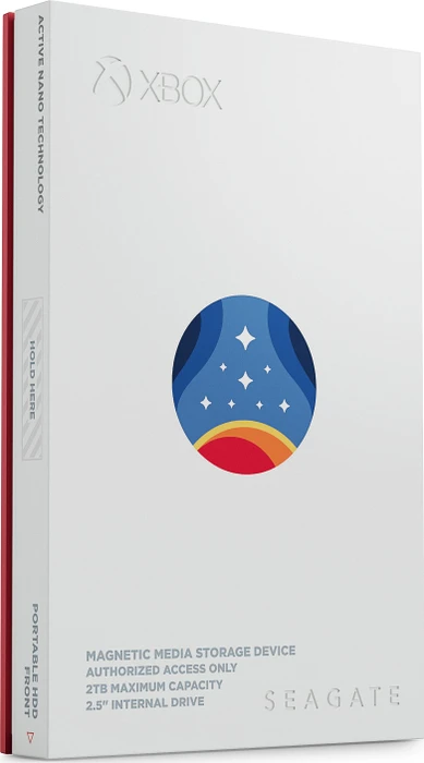 Seagate Game Drive for Xbox - Starfield Special Edition, 2TB, +Rescue, USB 3.0 Micro-B