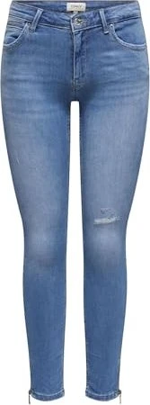 ONLY Skinny Mid Kendell Jeans light medium/blue denim (Damen)