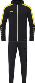 Jako Polyester Power mit Kapuze Trainingsanzug schwarz/citro