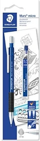 Staedtler Staedtler Mars Micro 775 Druckbleistift HB 0.7mm graphit, schwarz/blau, Radierer, 12 Minen, 2er-Set