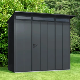 EcoStar Elegant Premiumline Typ 1 Gerätehaus anthrazitgrau