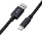 CableMod Pro Coiled Keyboard Cable USB Micro-B auf USB-A, Tastaturkabel (Spiral-Textilkabel), 1.5m, Midnight Black Vorschaubild