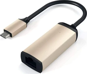 Satechi Gigabit Ethernet Adapter LAN-Adapter, gold, USB-C 3.0 [Stecker]