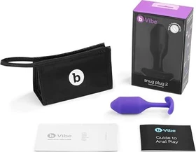 b-Vibe Snug Plug 2 Butt Plug violett