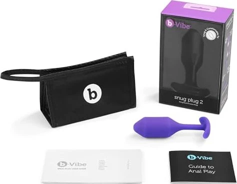 b-Vibe Snug Plug 2 Butt Plug violett