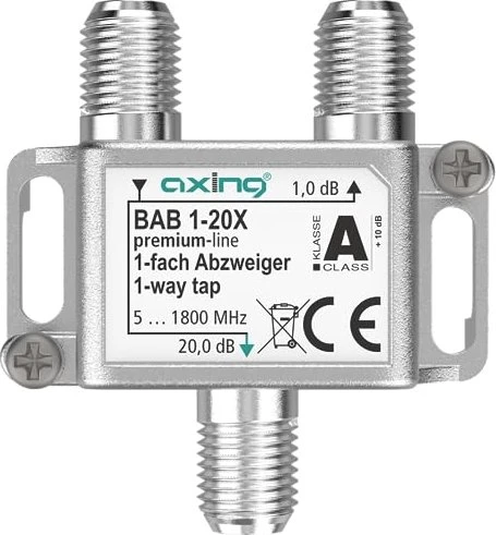 Axing BAB 1-20 1-fach BK-Abzweiger