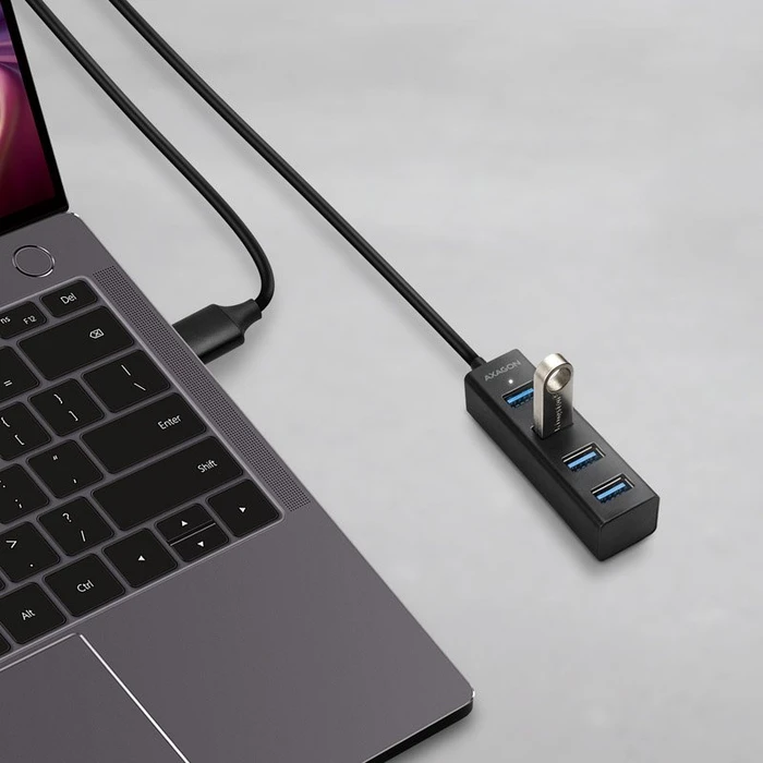 Axagon USB-Hub, 4x USB-A 3.0, USB-A 3.0 [Stecker]