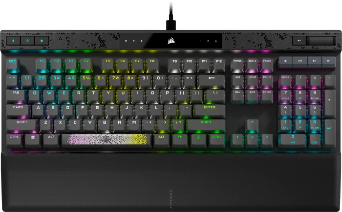Corsair Gaming K70 MAX RGB Magnetic-Mechanical, Steel Grey, Corsair MGX, USB, US