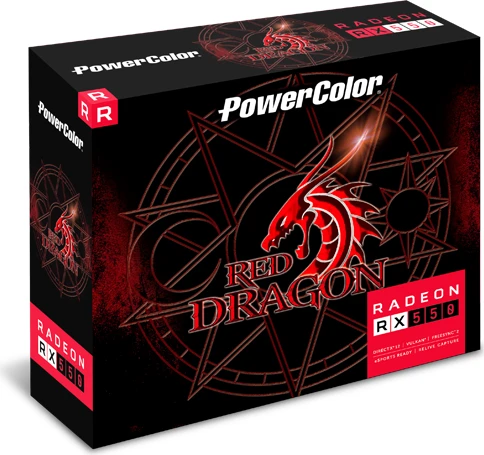 PowerColor Red Dragon Radeon RX 550, 2GB GDDR5, DVI, HDMI, DP