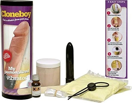 Cloneboy Penis Abdruck-Set Vibrator schwarz