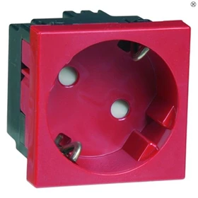 Peha Concept 45 Steckdose SCHUKO, rot