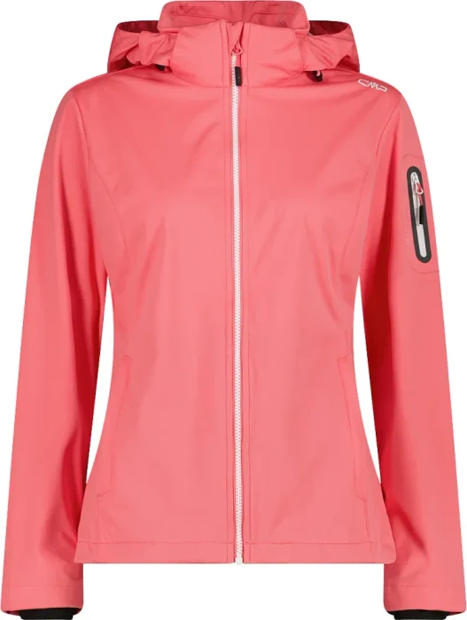 CMP Zip Hood Softshell Funktionsjacke coral (Damen)