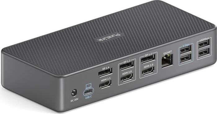 PureLink Vuelogic 18-in-1 USB-C Docking Station, USB-C 3.1 [Buchse]