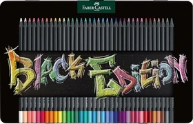 Faber-Castell Black Edition Buntstift sortiert, Metalletui, 36er-Set